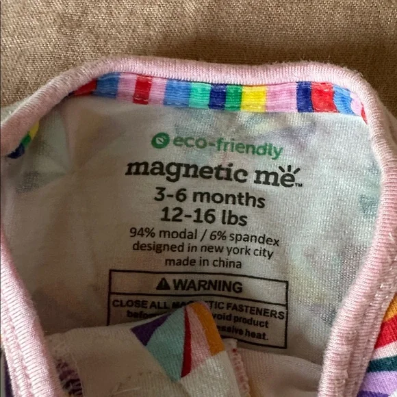 Magnetic me heart footie size 3-6 months - Picture 3 of 3